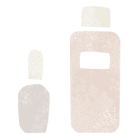 スキンケア用品のイラスト