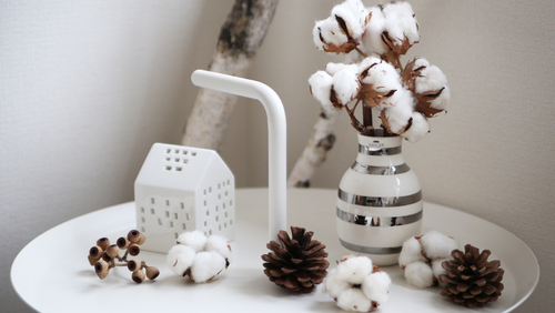 とにかく可愛い コットンフラワー 素敵なお宅の 飾り方 を集めてみました キナリノ