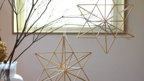 Xmas himmeli黒//ヒンメリオーナメント Xmas himmeli黒//ヒンメリオーナメント