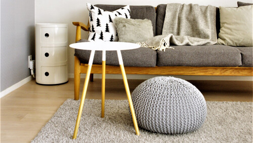 収納たくさん 多機能 コの字型 実用的 サイドテーブル サイドテーブル