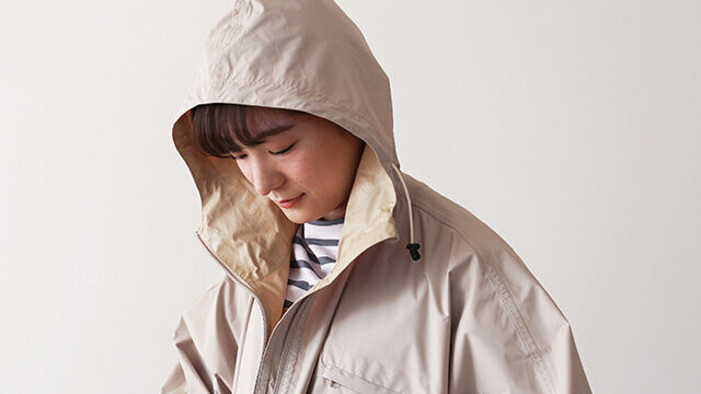 雨でも自転車で頑張るママに。顔が濡れない『レインコート / レイン