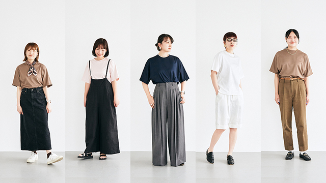 【ただいま試着中！】knrn.の「毎日のおともTシャツ」を身長別のスタッフがレビュのカバー画像