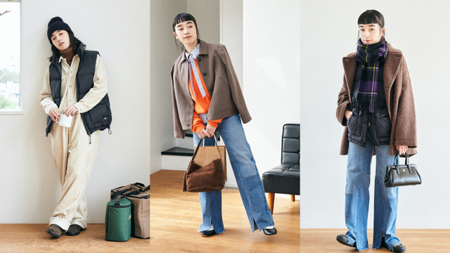 ジャケットやニットの本領発揮！初冬の着回し -2-