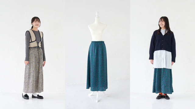 わたしの推しレポート#03「ぱっと華やぐシルクライクスカートのカバー画像