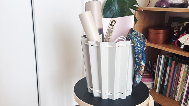 紙類は一旦ここに！
インテリアにもなる収納BOX