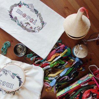 一針一針縫い上げる丁寧な糸シゴト"atsumi"さんの刺繍作品