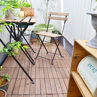 手抜きしがちなベランダ、簡単DIYでもっと居心地のよい空間に♪ 