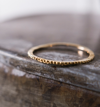 Noguchi BIJOUX リング シンプルで繊細な美しさを。「ノグチビジュー(noguchi BIJOUX)」の