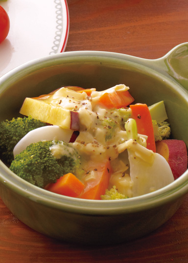 冬の葉のサラダのレシピ