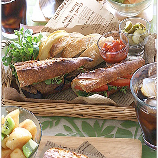 レジャーシーズン到来！ハード系パンのサンドイッチを作ってピクニックへ行こう♪