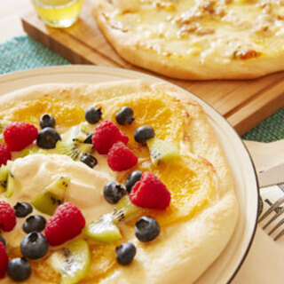 もっちりパリッと。甘～いピザはいかが？【デザートピザ】のレシピ集