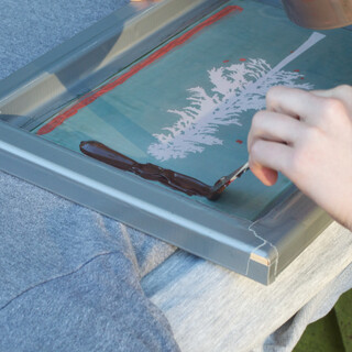 刺繍枠でできるよ♪「シルクスクリーン」を気軽にはじめてみよう