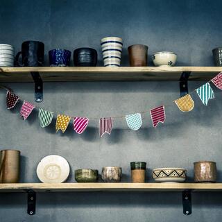 飽きないし愛着が増していくよね。手作りガーランドのある生活