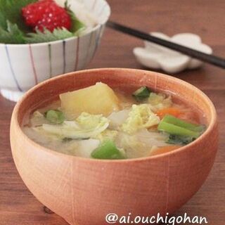 【お買物メモ付】日本人のソウルフード『具だくさん味噌汁の一週間レシピ』