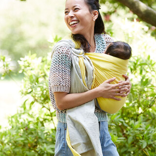 べったり一緒がいいね＊北極しろくま堂の『抱っこ紐』でつくる、赤ちゃんとお母さんの もっとよい関係。 