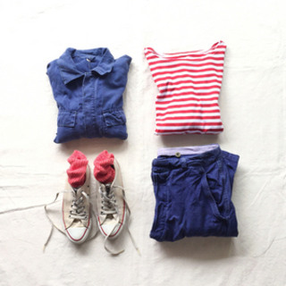 王道なのに新鮮＊【トリコロールカラー】で組み立てる大人の夏コーディネート