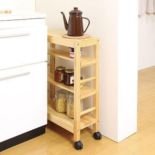 移動もしやすく、使い勝手も“ちょうどいい”！おしゃれな『キャスターつき収納』