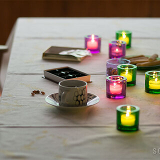 「1/fゆらぎ」でリラックス。おしゃれなキャンドル・キャンドルホルダー