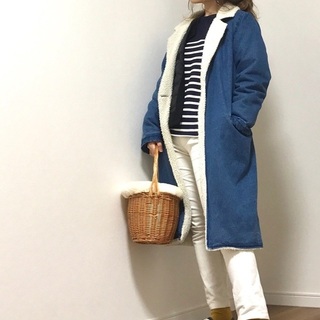 ボーダーやカラー使いなどで楽しむ、爽やかさんの「冬マリンコーデ」集