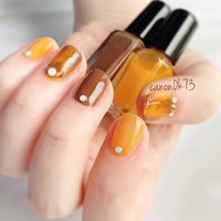 一年中楽しめる 大人のための オレンジネイル で 華やかに上品な指先を キナリノ