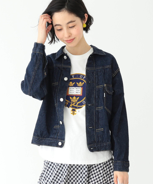 オーバー Or コンパクト どちらで着こなす 春のデニムジャケットコーデ集 キナリノ