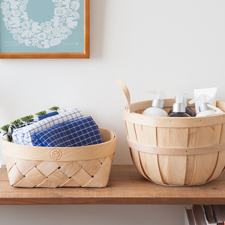 暮らしのあらゆるシーンで大活躍!〈かご〉を使ったおしゃれな収納アイディア