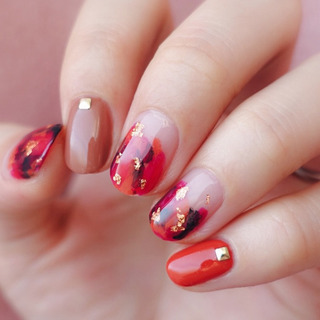 季節感のあるカラーやデザインを楽しむ＊秋冬ネイル帖＊