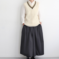 ニットベストではじめる秋コーデ 体感気温に合わせた着こなし見本集 キナリノ