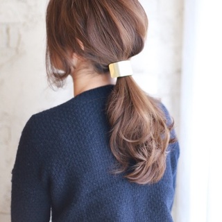 シンプルだけど素敵な‟ひとつ結び”にトライ！おしゃれヘアアレンジ集