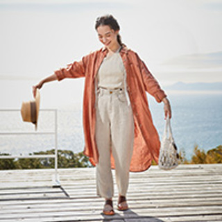 旬顔リネンでこなれ見え。大人カジュアルさんの抜け感コーデとは