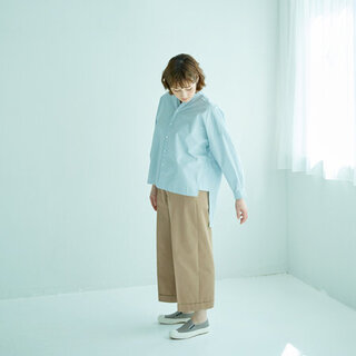 1年中着回せる！「ベージュワイドパンツ」の春夏秋冬 大人コーデ集