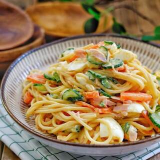 わが家の味を見つけよう。「スパゲティサラダ」の基本レシピ～華やかアレンジまで