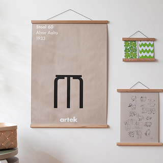 マグネットで挟むだけ♪【ポスターハンガー】でお部屋を飾ろう