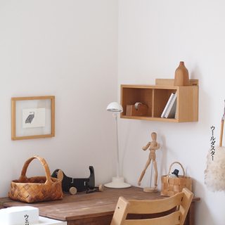 スペースを有効活用！無印良品「壁に付けられる家具」のインテリア実例