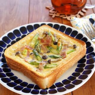 食パンで簡単！「キッシュトースト」でごちそうモーニング