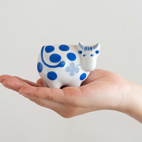 福を招く かわいい 丑 の置物 インテリア キナリノ