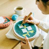 簡単で楽しい パンチニードル でかわいい刺繍作品を作ろう キナリノ