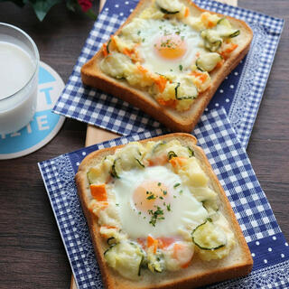 一日のスタートに◎お腹いっばい食べられる「エッグトースト」アレンジレシピ