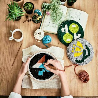 簡単で楽しい「パンチニードル」でかわいい刺繍作品を作ろう♪