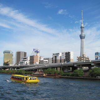 隅田川から東京湾方面へ。浅草発「水上バス」でゆったり東京めぐり♪