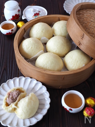 発酵なしで簡単 本格 ふわふわ 肉まん の人気レシピ キナリノ