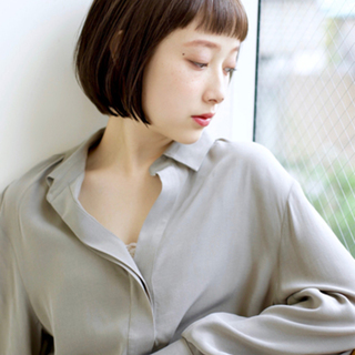 似合うスタイルがきっと見つかる＊顔型別《ショートボブ》ヘアカタログ