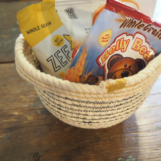 お好みの材料で簡単に♪「ロープバスケット」の作り方