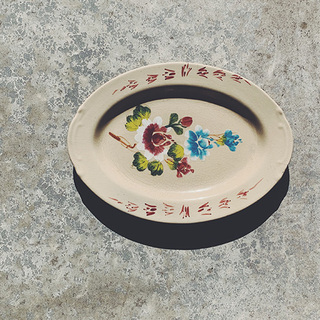 異国を感じるオーバルプレート