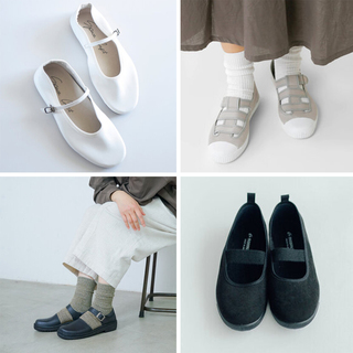 足取り軽やか♪快適ストラップシューズ