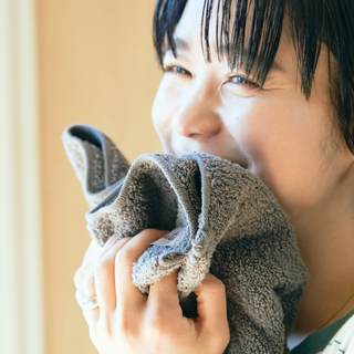 慌ただしい日だからこそ。ふわふわのタオルでホッとして