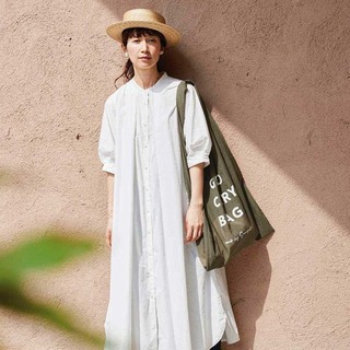 夏のワンピーススタイルは涼しく♪大人のおしゃれコーデ