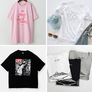 カジュアルコーデに！一枚できまるおしゃれな【プリントTシャツ特集】