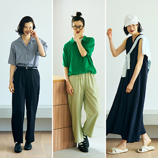 夏のお助けアイテムを1点投入！洗練された大人カジュアルのコーデ術