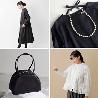 フェミニンorクールで選ぶ、フォーマル服＆アクセサリー